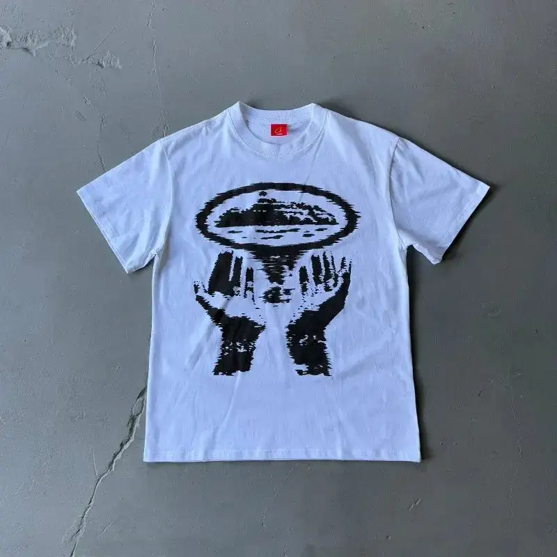 Corteiz T-shirt — White/high quality colorway — USFans Spreadsheet photo