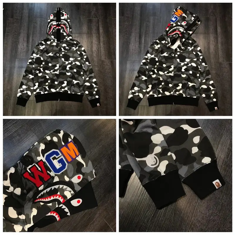 Bape Shark (Best Batch) — XX126 Double Hat Luminous Black colorway — USFans Spreadsheet photo