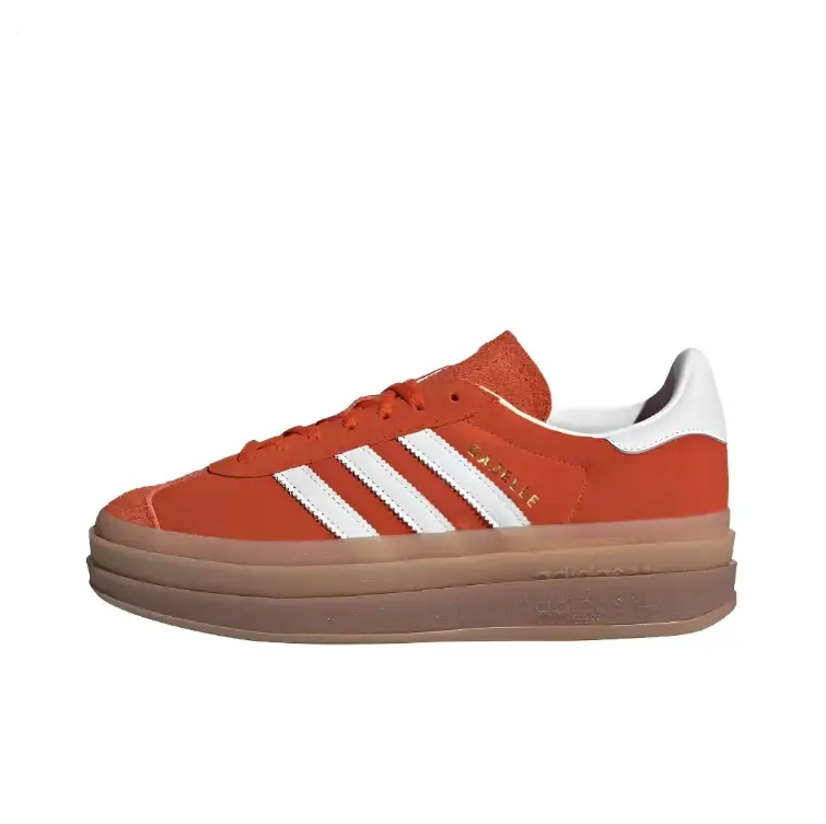 Adidas Originals Gazelle Bold — Red brown white IG8672 colorway — Kakobuy Spreadsheet photo