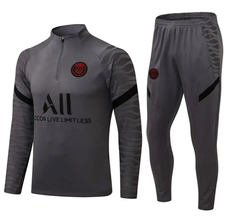 Football Set Tracksuit — 2122 Paris Grey colorway — USFans Spreadsheet photo