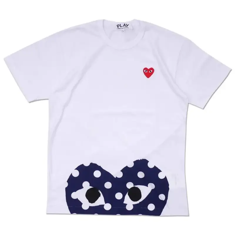 CDG Shirts — White Little Red Heart colorway — USFans Spreadsheet photo