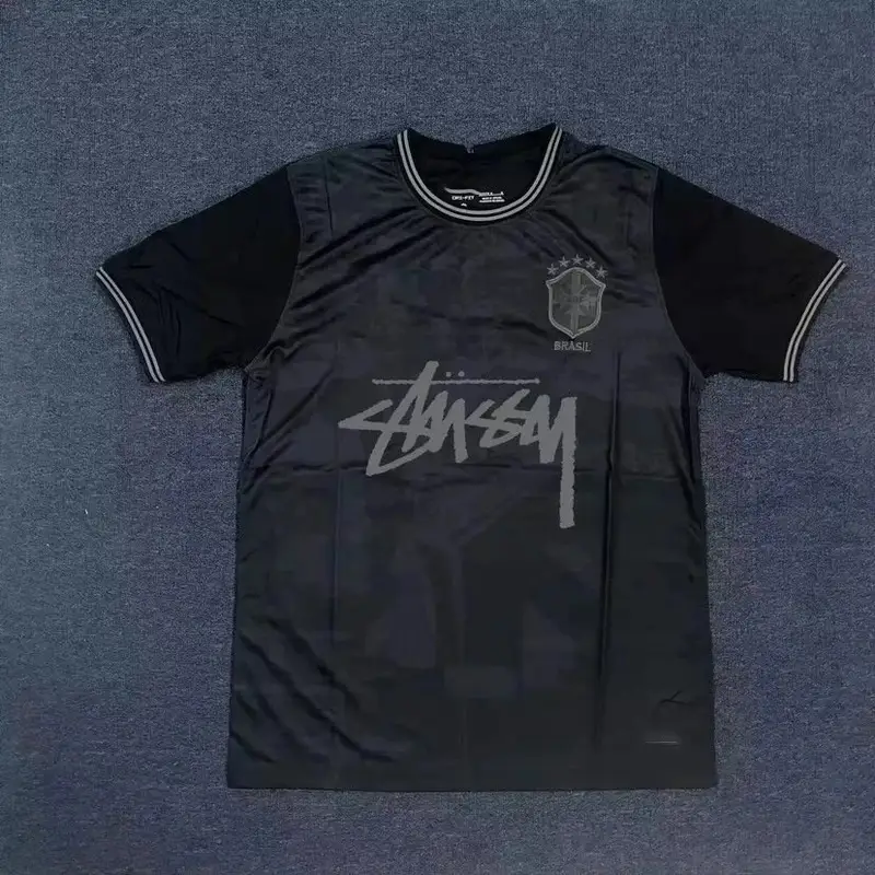 Stussy Jerseys — Brazilian Black with Letters colorway — USFans Spreadsheet photo