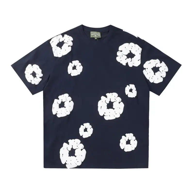 Denim Tears Short Set (Grey & Navy & Black) — sapphire blue (short sleeve colorway — USFans Spreadsheet photo
