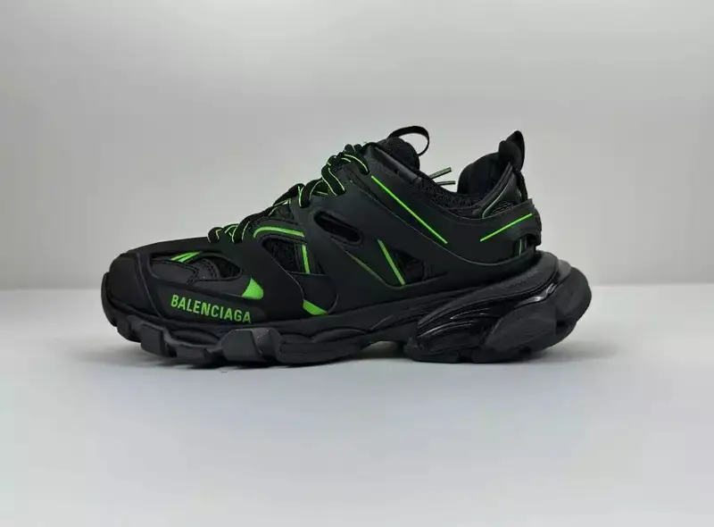 Balenciaga Track Black-White Shoes — 003-11 Black Green 35-46 colorway — Kakobuy Spreadsheet photo