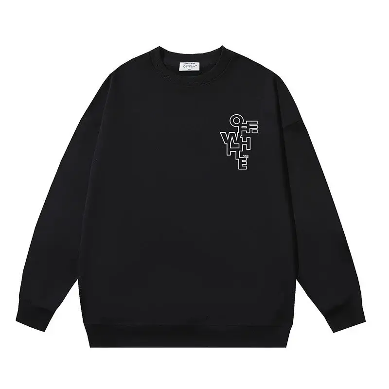Off-White White Crewneck — 1039 black colorway — USFans Spreadsheet photo