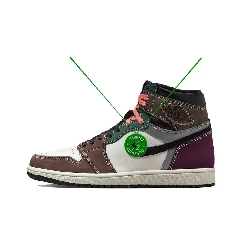Off-White AJ1 University Blue — Colorful patchwork colorway — USFans Spreadsheet photo