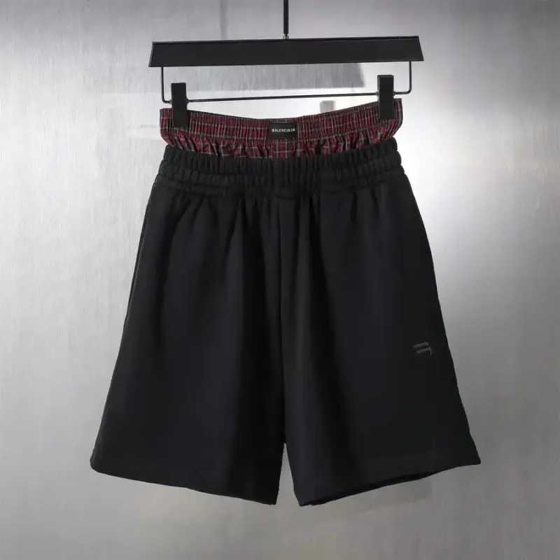 Balenciaga Shorts with Underwear (Black-Red) — black colorway — USFans Spreadsheet photo