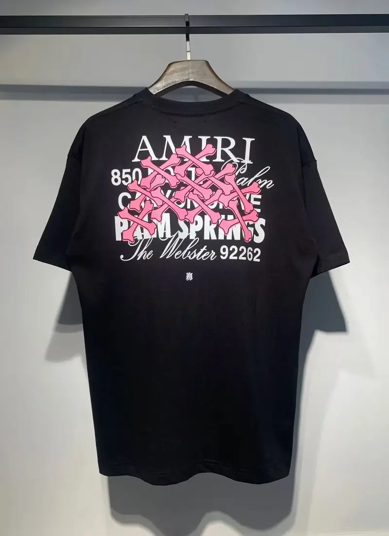 Amiri T-Shirts — 669 black colorway — USFans Spreadsheet photo