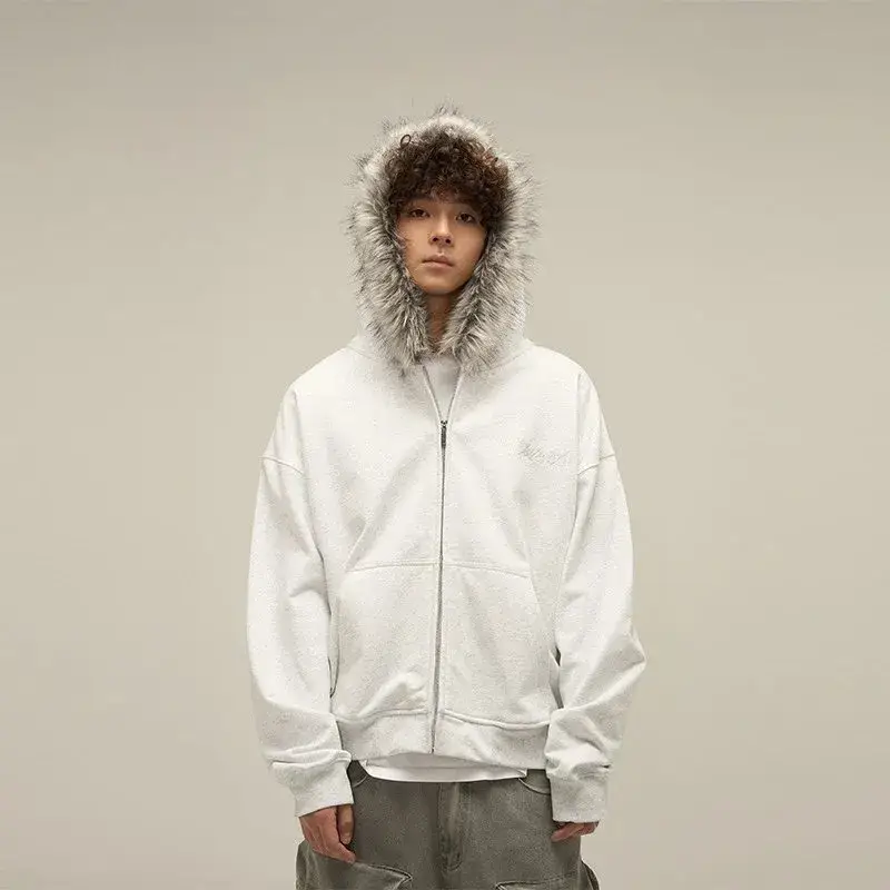 WLNEXT Hoodie — White gray-fleece-lined model colorway — USFans Spreadsheet photo