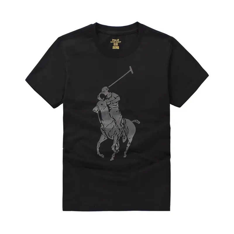Polo Sport Round Neck T-Shirt — Large floral print in black colorway — USFans Spreadsheet photo