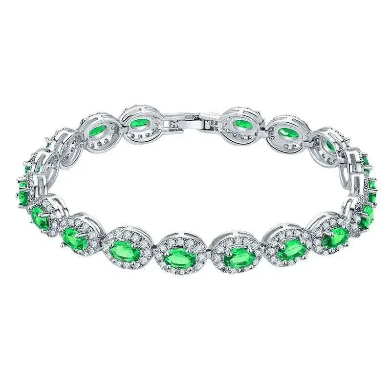 Random Bracelet — KSB00053 Platinum Green Diamond colorway — USFans Spreadsheet photo