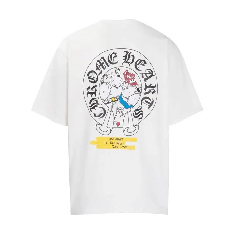 Chrome Hearts T-Shirts — 6054 White colorway — USFans Spreadsheet photo