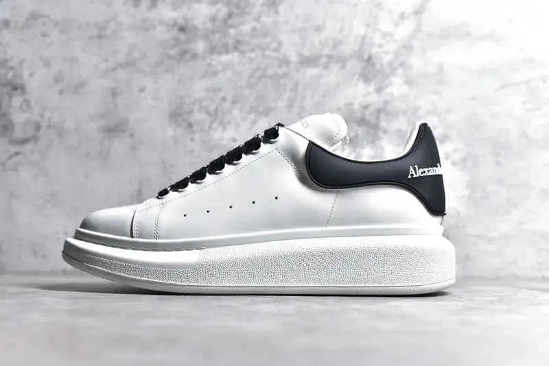 Alexander McQueen Trainers — Black Tail White Word colorway — Kakobuy Spreadsheet photo