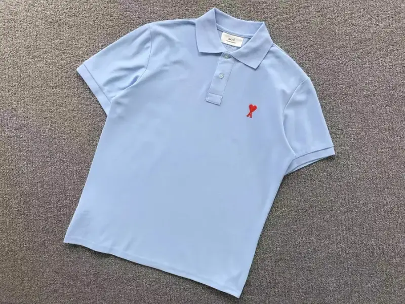 Ami Paris Polo — light blue CY116 colorway — USFans Spreadsheet photo