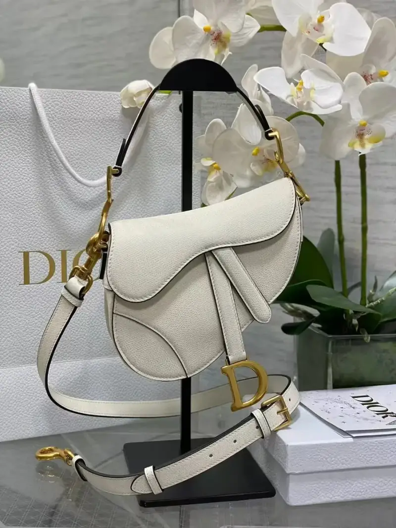 Dior Saddle Bag — White 24 × 6 × 18cm colorway — USFans Spreadsheet photo