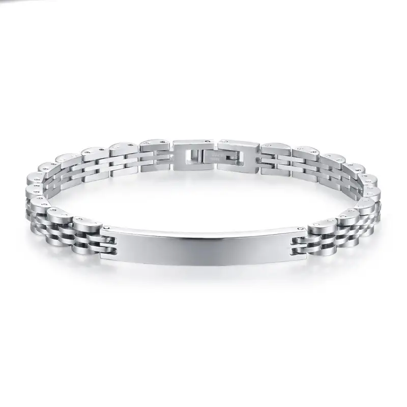 Lacoste Bracelet — Five beads steel color-width 6mm [21CM]] colorway — USFans Spreadsheet photo