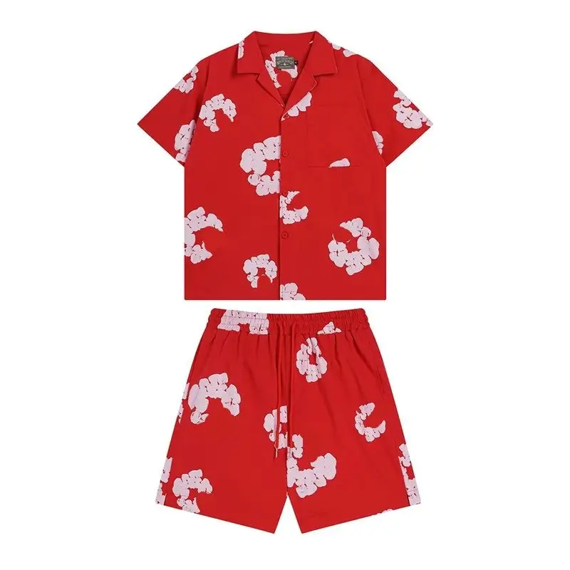 Denim Tears Shirt — suit red colorway — USFans Spreadsheet photo