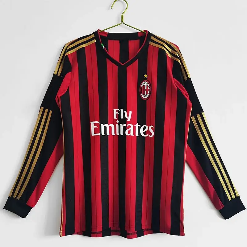 AC Milan Long Sleeve T-Shirt — Long-sleeve AC home kit 13/14 colorway — Kakobuy Spreadsheet photo
