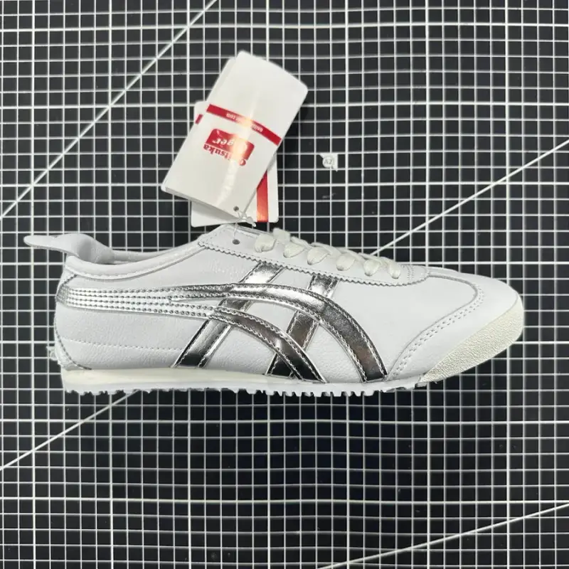 Tiger Mexico 66 Shoes — 1183A499-100 Silver colorway — USFans Spreadsheet photo