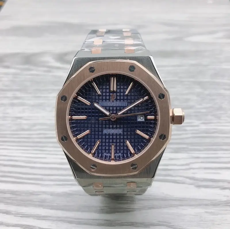 Audemars Piguet Silver Band — Rose gold blue steel belt colorway — USFans Spreadsheet photo