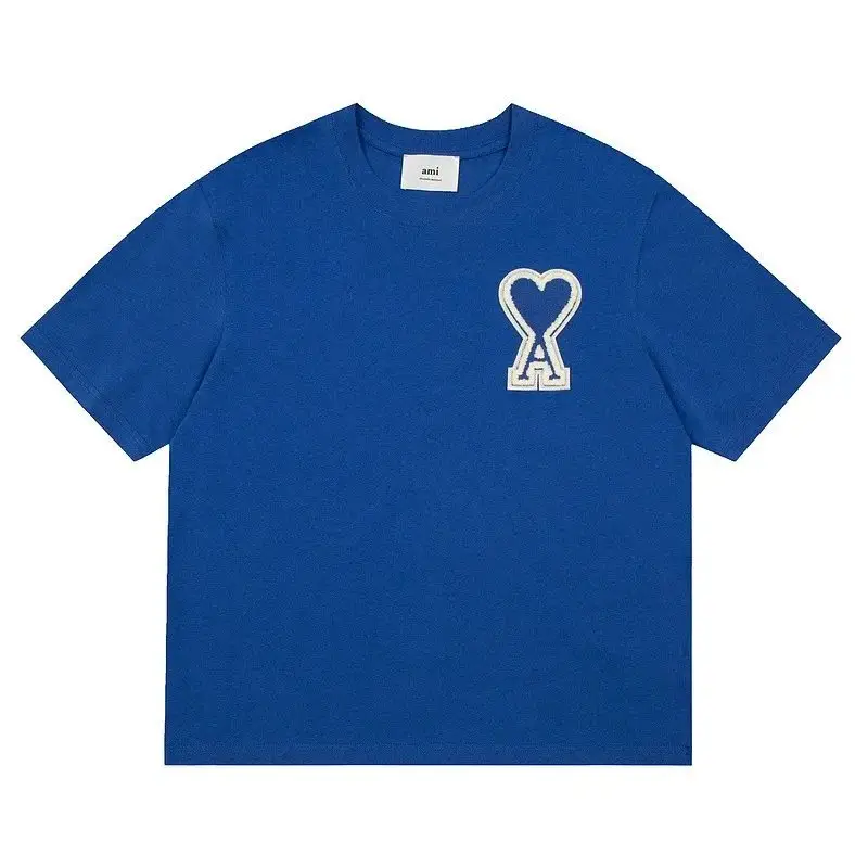 Ami Paris T-Shirts With Big Logo — royal blue colorway — USFans Spreadsheet photo