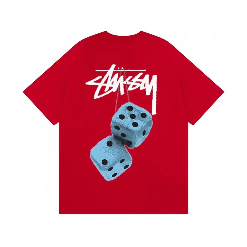 Stussy Tees — 851 Red colorway — USFans Spreadsheet photo