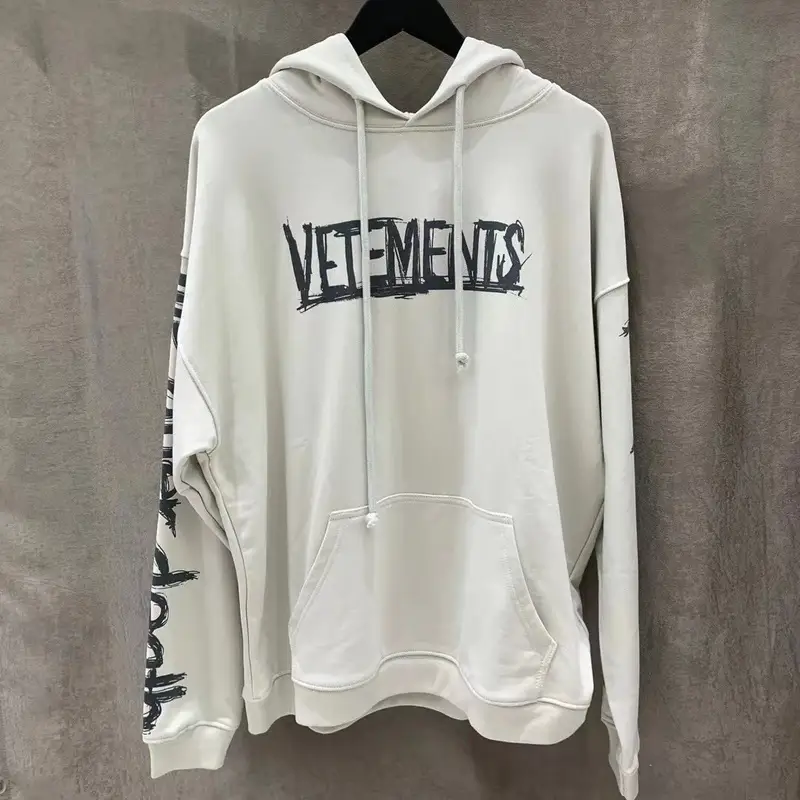 Good Vetements Hoodie — V122 gray colorway — Kakobuy Spreadsheet photo