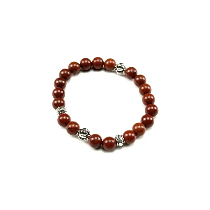 Chrome Hearts Beat Bracelet — Red bamboo stone colorway — USFans Spreadsheet photo