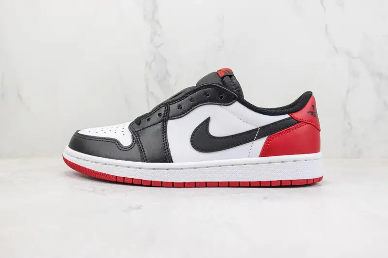 Jordan 1 Low Shoes — black red CZ0790-106 colorway — USFans Spreadsheet photo