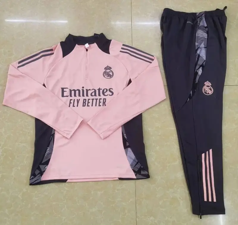 Football PSG Tracksuit — 2425 Real Madrid Pink colorway — USFans Spreadsheet photo