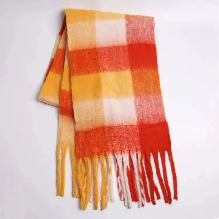 Acne Studios Scarf — orange white colorway — USFans Spreadsheet photo