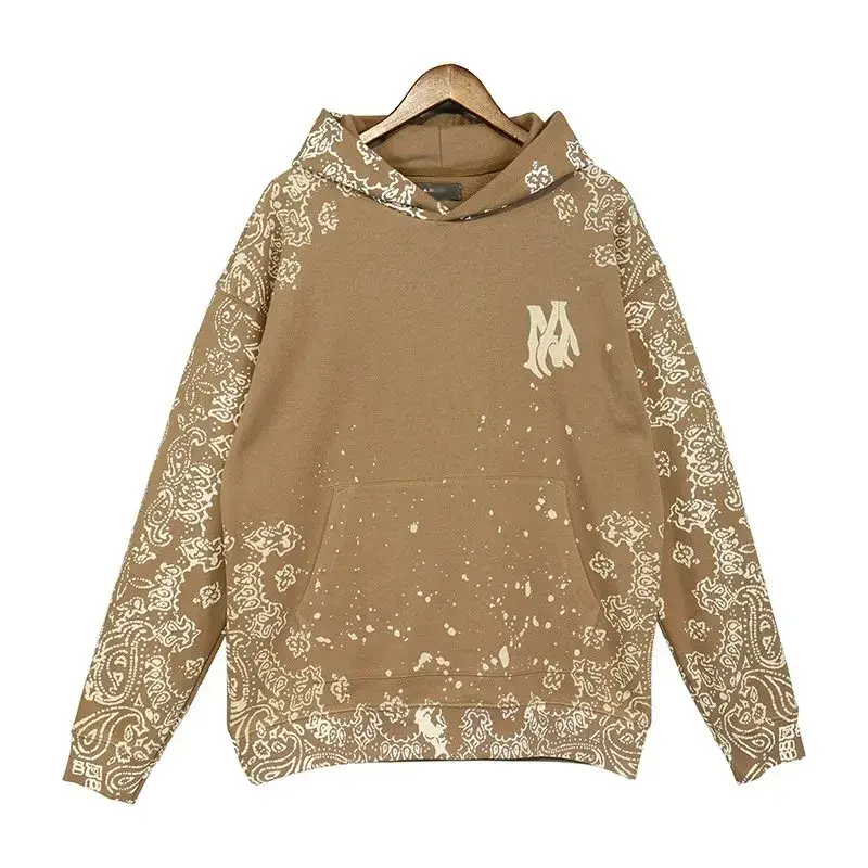 Amiri Bandana Hoodie — Light coffee colorway — USFans Spreadsheet photo