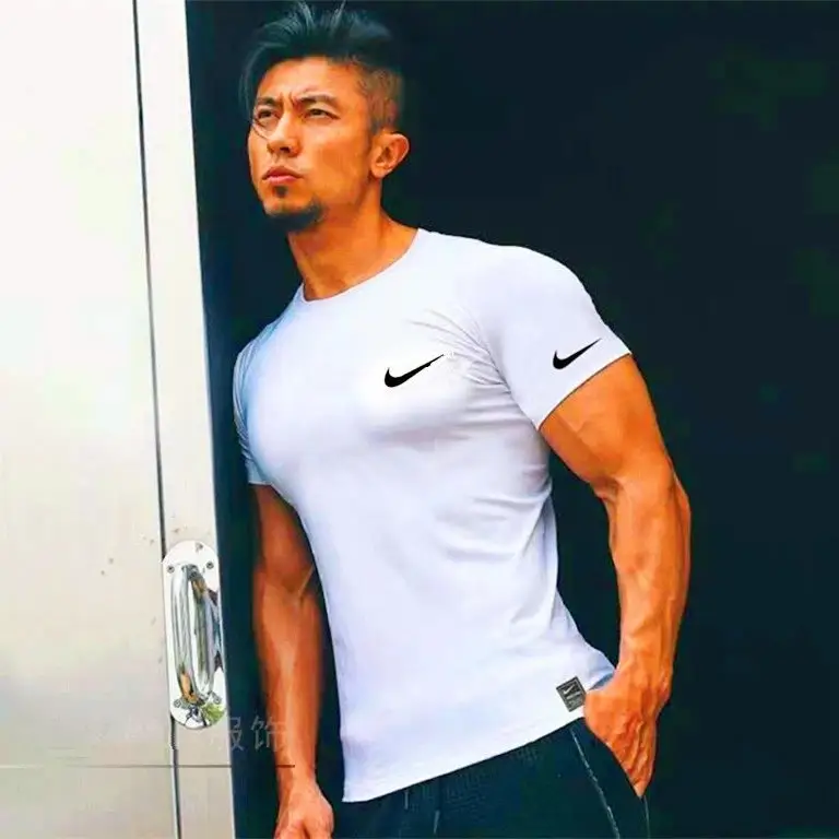Nike Quick Dry T-Shirt — NK white double hook short sleeve colorway — Kakobuy Spreadsheet photo