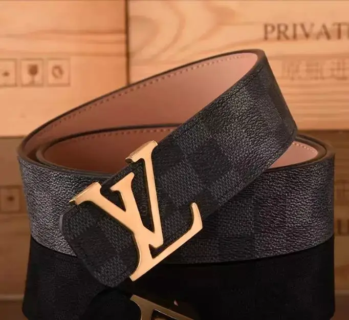 Budget LV Belt — L Classic Black Gold Buckle colorway — USFans Spreadsheet photo