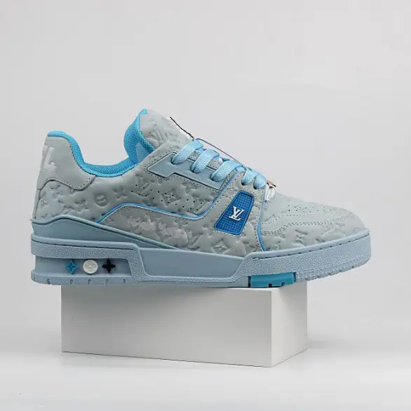LV Trainers Monogram Black Denim Sneakers — 33 colorway — Kakobuy Spreadsheet photo