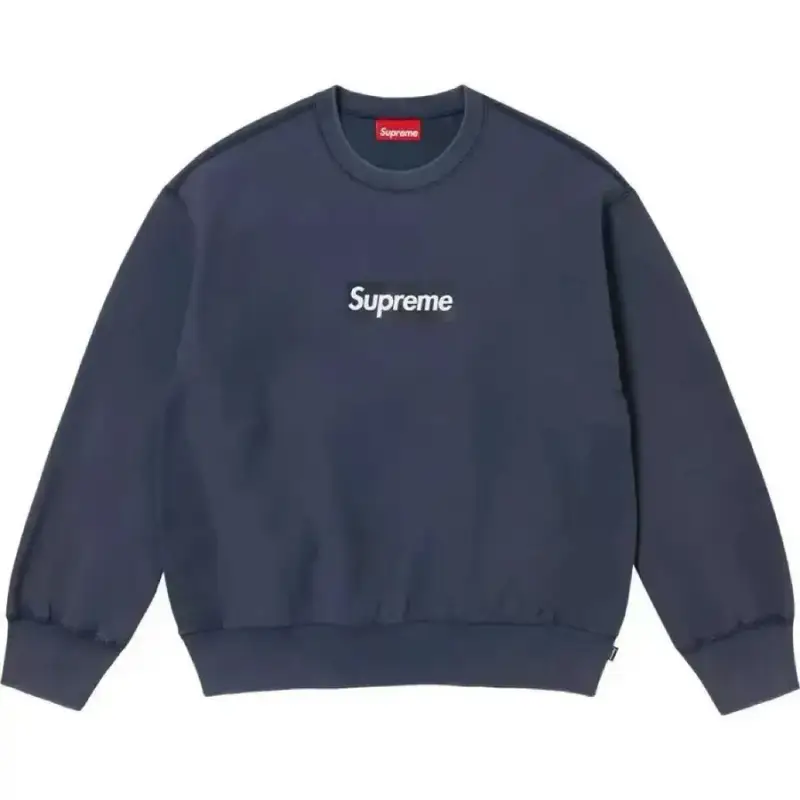 Supreme Leopard Box Hoodie — E587# Royal Blue colorway — USFans Spreadsheet photo