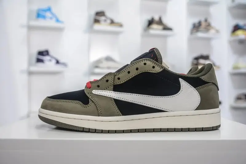 Jordan 1 Low White Party — Black Green Barb CQ4277-008 colorway — USFans Spreadsheet photo