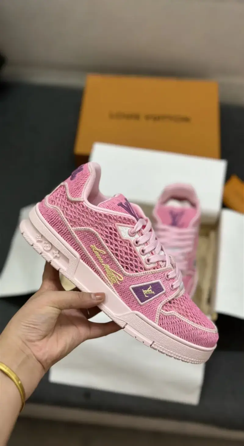 LV Trainers — Pink colorway — Kakobuy Spreadsheet photo