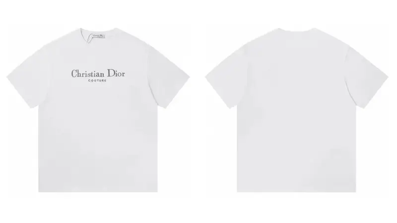 DIOR Tee — 2583 embroidery white colorway — USFans Spreadsheet photo