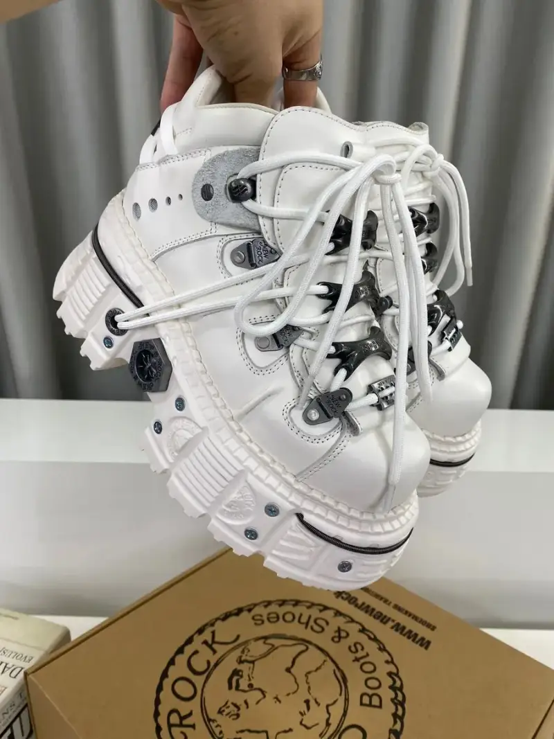 New Rock Shoes — White women's style colorway — USFans Spreadsheet photo