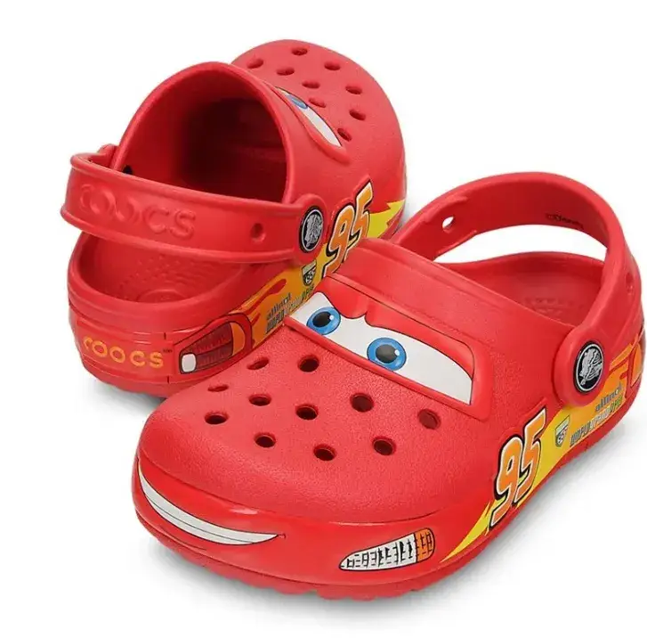 Crocs McQueen Shoes — red colorway — USFans Spreadsheet photo