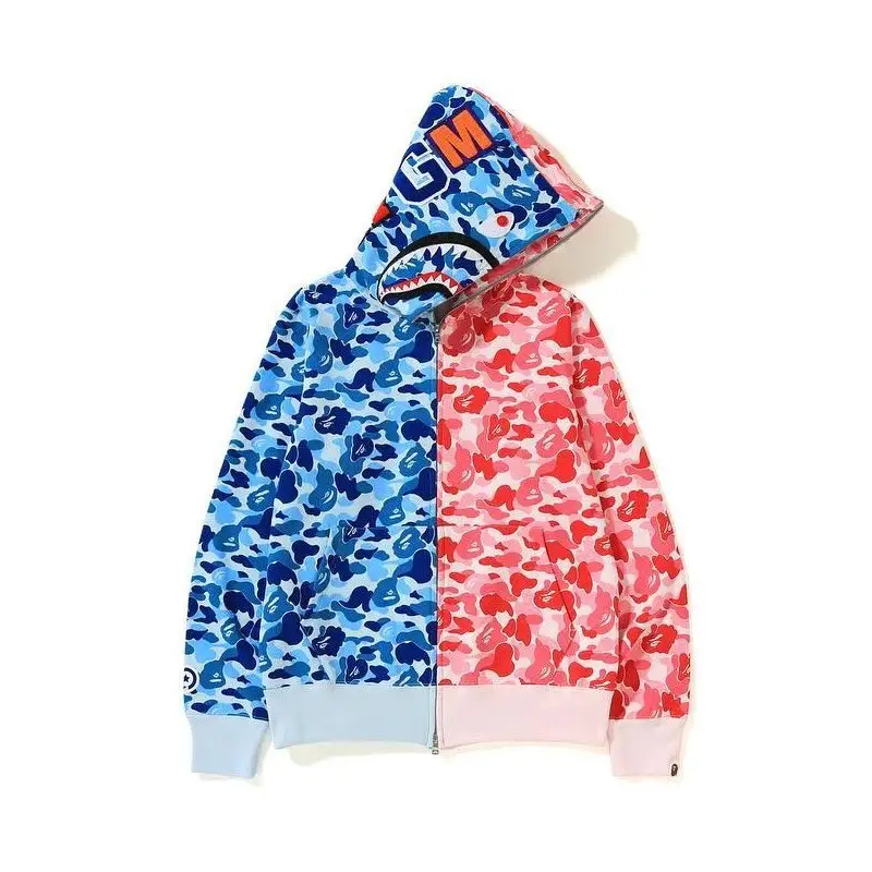 Bape Shark Hoodie (More CW) — 809 blue powder colorway — USFans Spreadsheet photo