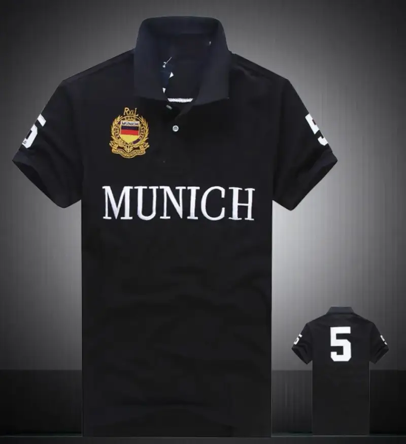 Ralph Lauren City Series Polo Shirt — Munich Black colorway — USFans Spreadsheet photo