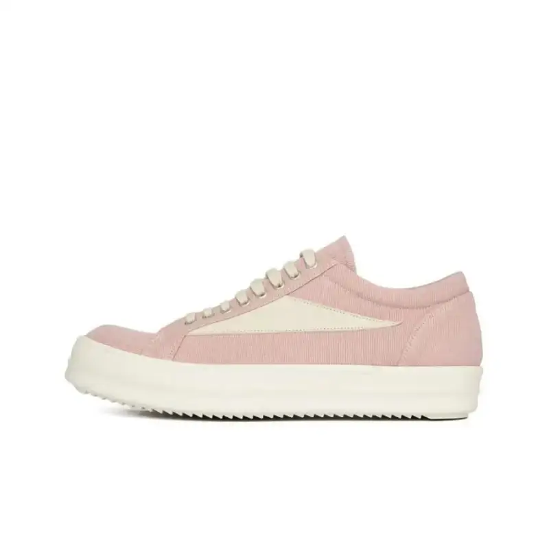 Rick Owens Vans Sneakers Denim — Pink canvas colorway — USFans Spreadsheet photo