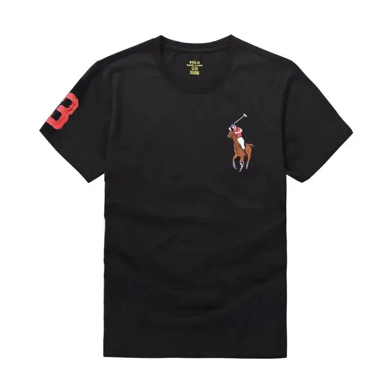 Polo Sport Round Neck T-Shirt — Color horse black colorway — USFans Spreadsheet photo