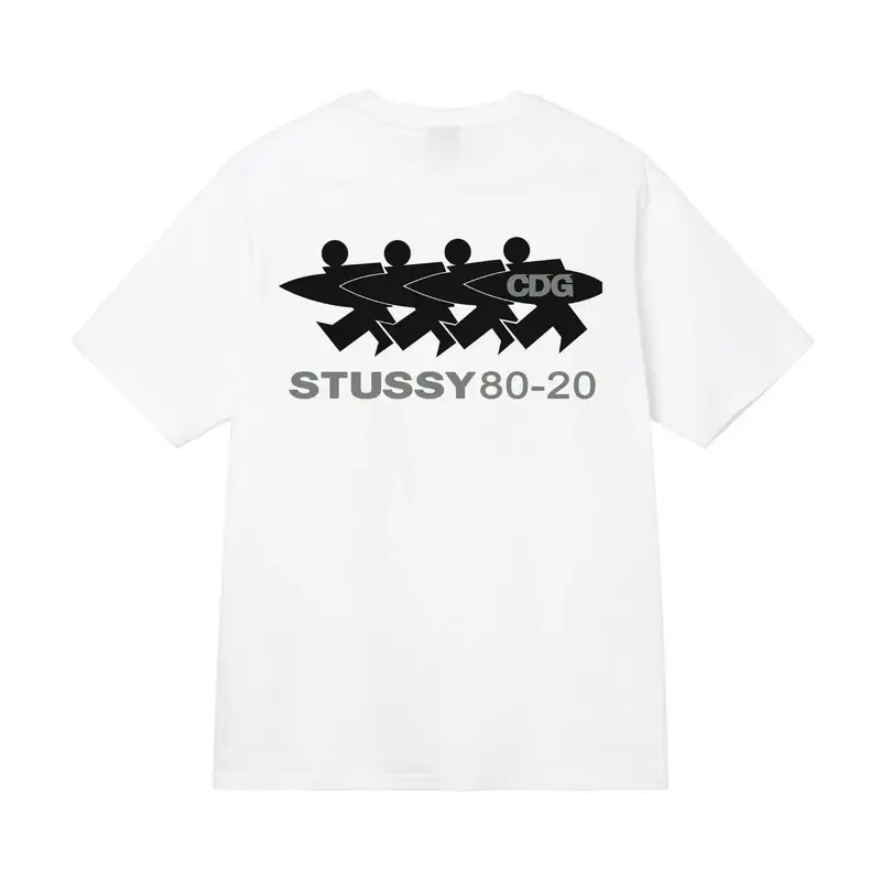 Stussy Tee — White [Surf]] colorway — Kakobuy Spreadsheet photo
