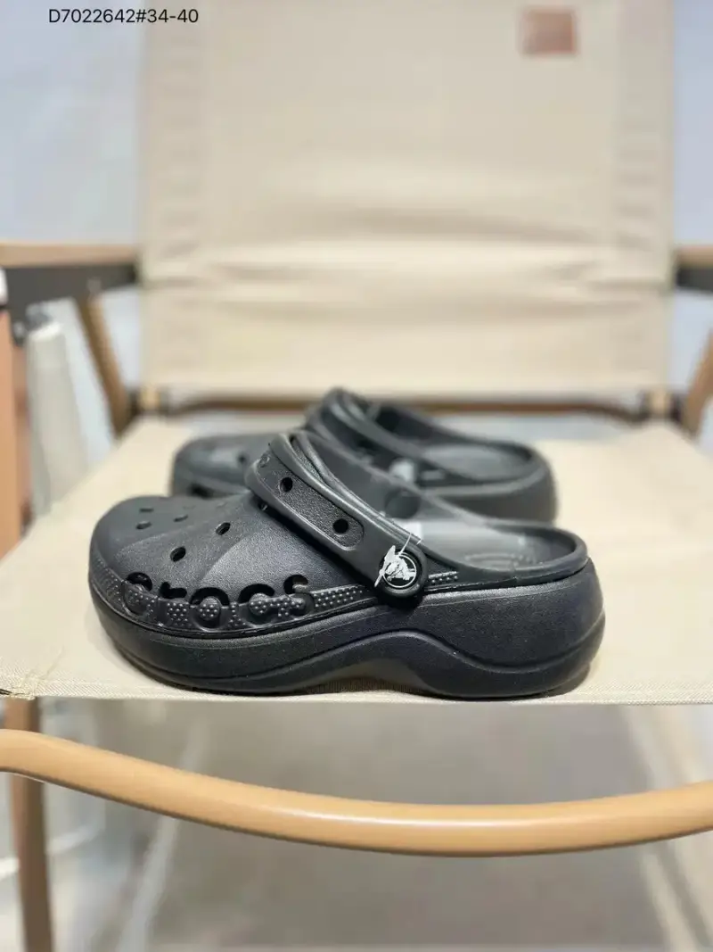 Crocs Baya Platform Clog EVA 4.1CM — black colorway — USFans Spreadsheet photo