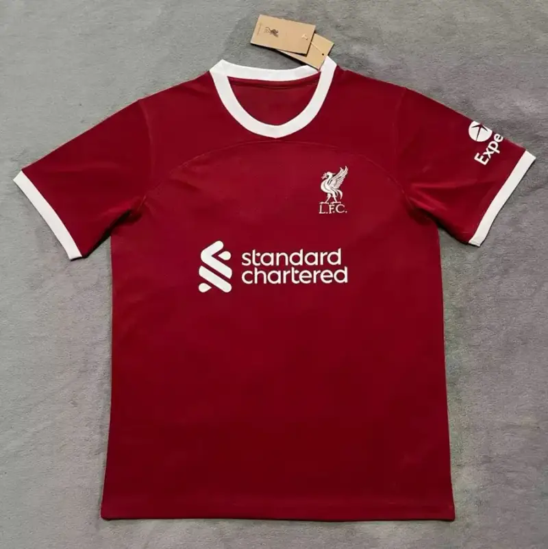 Real Madrid 2024 Player Jersey — 2324 Liverpool Home colorway — Kakobuy Spreadsheet photo