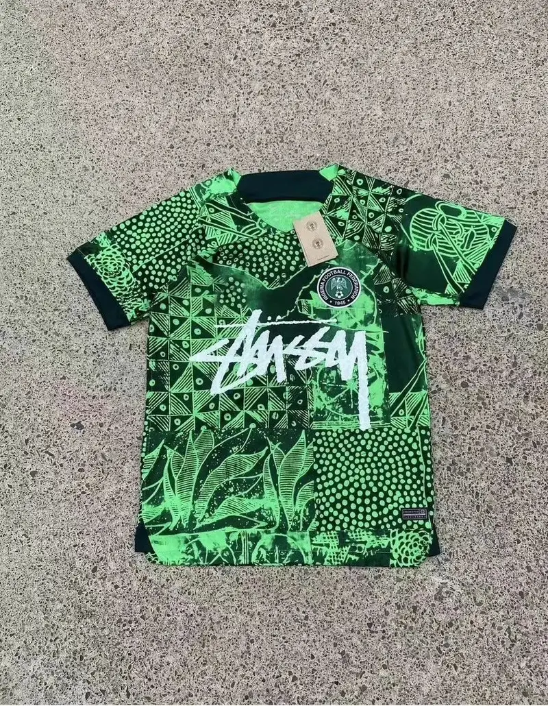 Stussy Jerseys — 2324 Nigeria Away With Letters colorway — USFans Spreadsheet photo