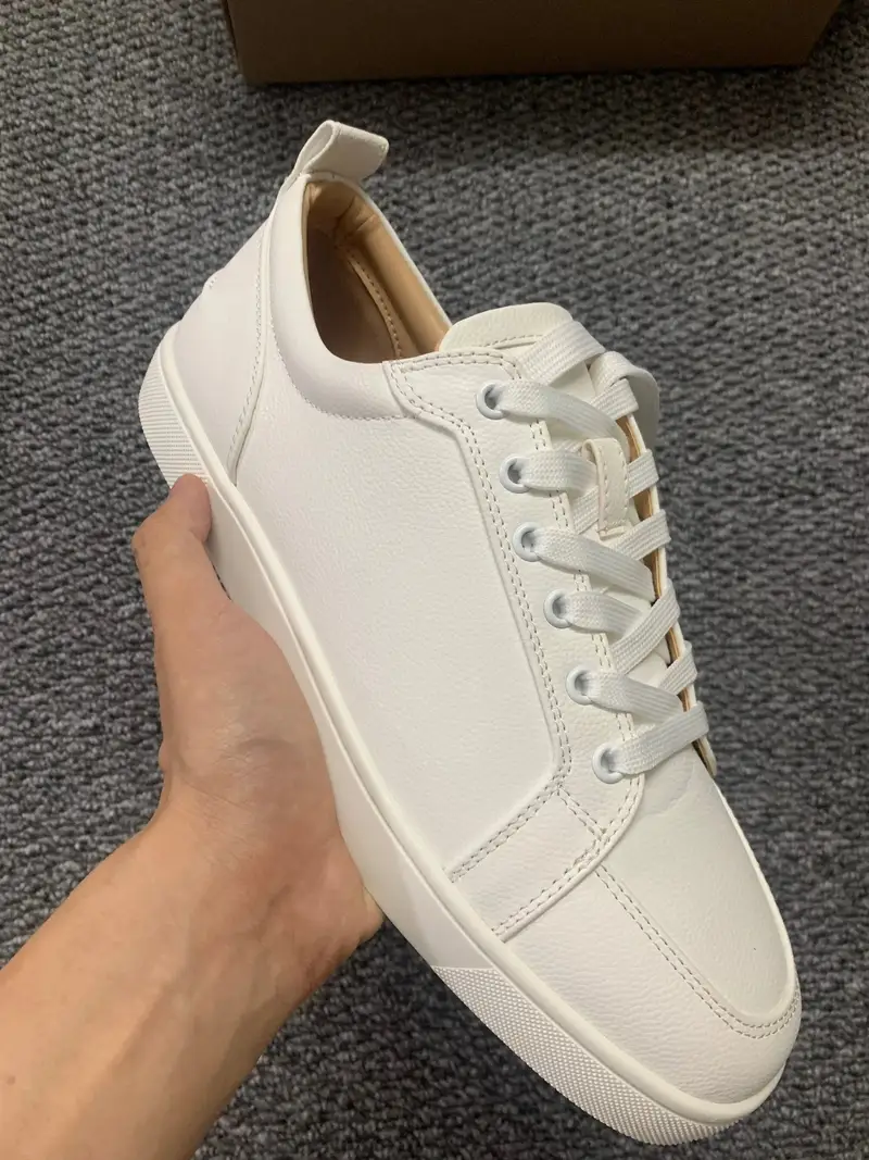Christian Louboutin Shoes — White glossy surface colorway — Kakobuy Spreadsheet photo